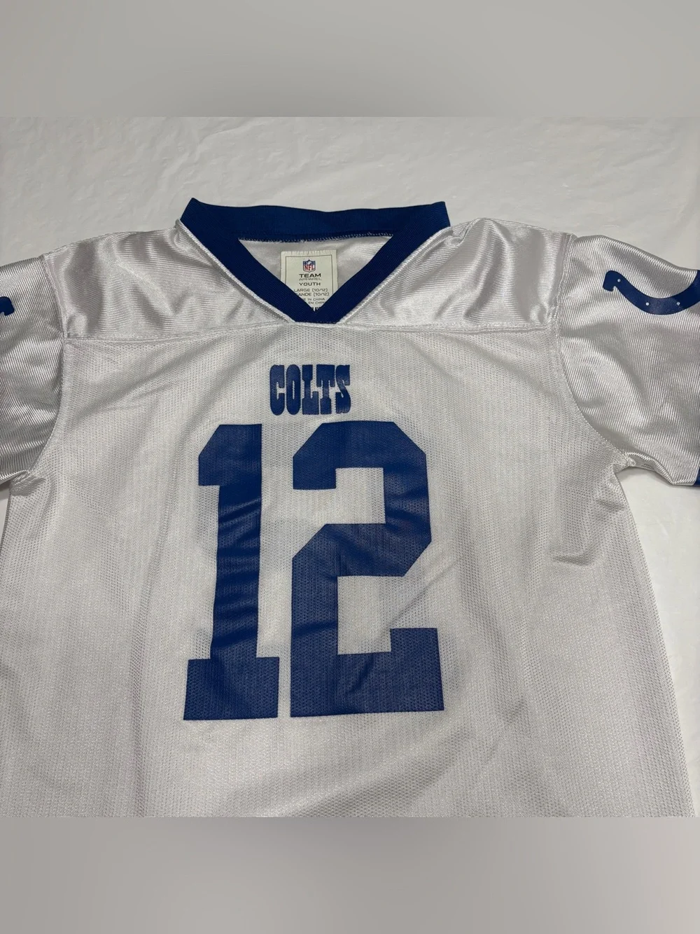 NFL Indianapolis Colts Andrew Luck #12 White Jersey Youth Large 10/12